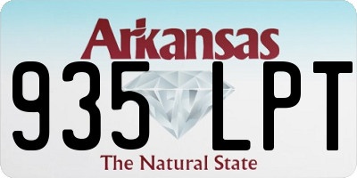 AR license plate 935LPT