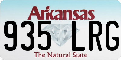 AR license plate 935LRG