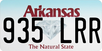 AR license plate 935LRR
