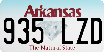 AR license plate 935LZD