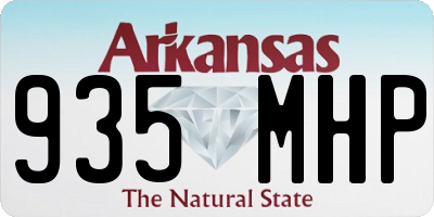 AR license plate 935MHP