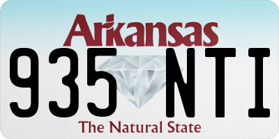 AR license plate 935NTI