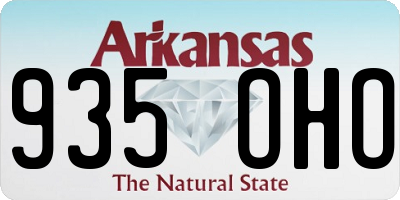 AR license plate 935OHO