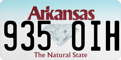 AR license plate 935OIH