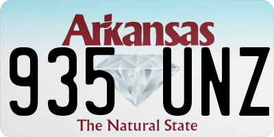 AR license plate 935UNZ