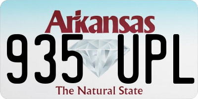 AR license plate 935UPL
