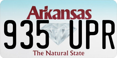 AR license plate 935UPR