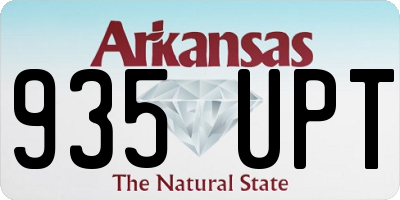 AR license plate 935UPT