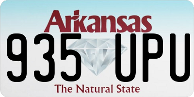 AR license plate 935UPU