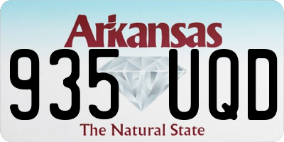 AR license plate 935UQD