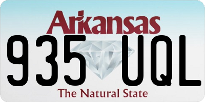 AR license plate 935UQL