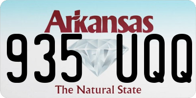 AR license plate 935UQQ