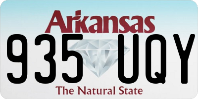AR license plate 935UQY