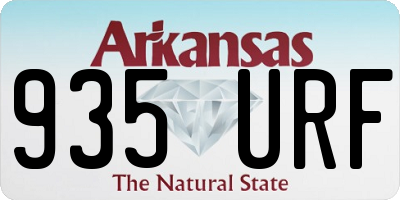 AR license plate 935URF
