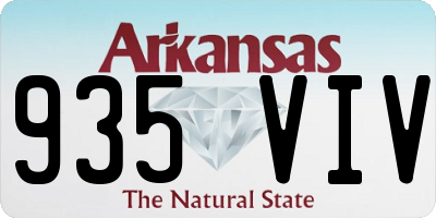 AR license plate 935VIV