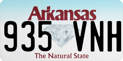 AR license plate 935VNH