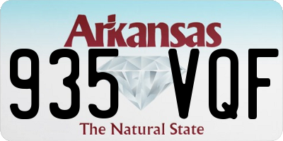 AR license plate 935VQF