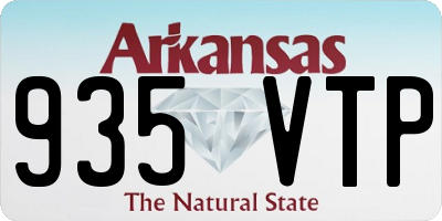 AR license plate 935VTP