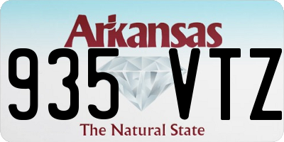 AR license plate 935VTZ