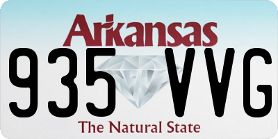 AR license plate 935VVG