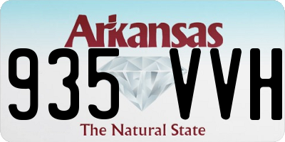 AR license plate 935VVH