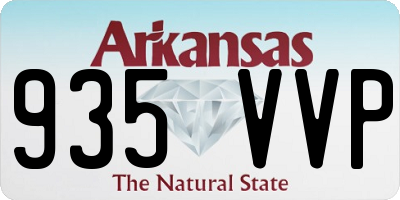 AR license plate 935VVP