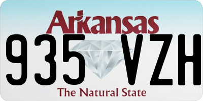 AR license plate 935VZH