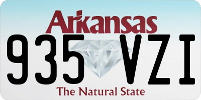 AR license plate 935VZI