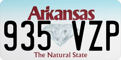 AR license plate 935VZP