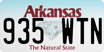 AR license plate 935WTN