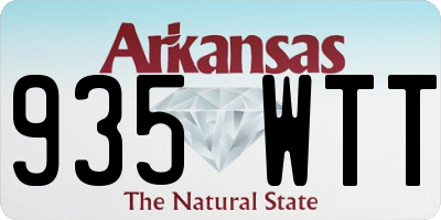 AR license plate 935WTT
