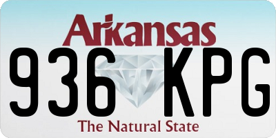 AR license plate 936KPG