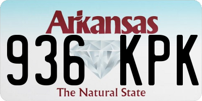 AR license plate 936KPK