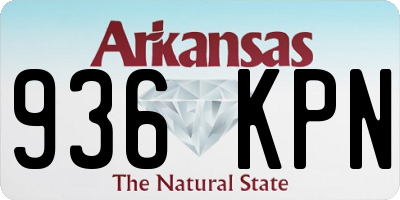 AR license plate 936KPN