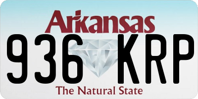 AR license plate 936KRP