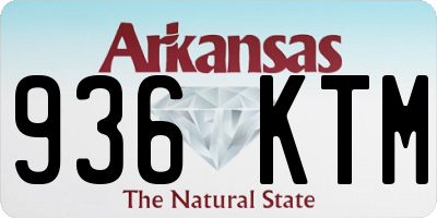 AR license plate 936KTM