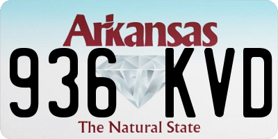 AR license plate 936KVD