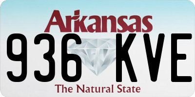 AR license plate 936KVE