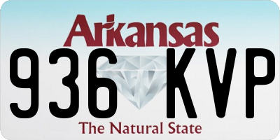 AR license plate 936KVP
