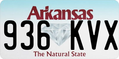 AR license plate 936KVX