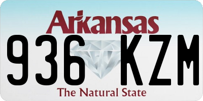AR license plate 936KZM