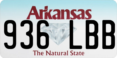 AR license plate 936LBB