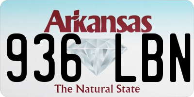 AR license plate 936LBN