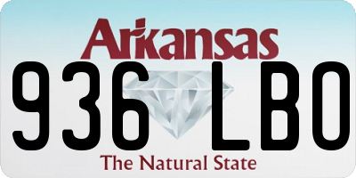 AR license plate 936LBO