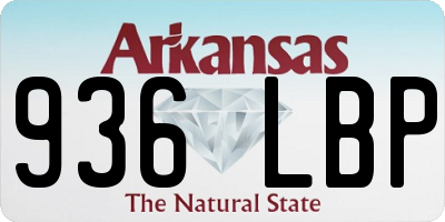 AR license plate 936LBP
