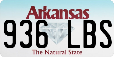 AR license plate 936LBS