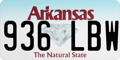 AR license plate 936LBW