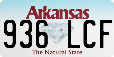 AR license plate 936LCF