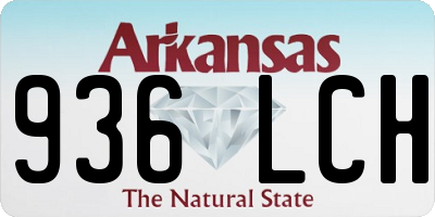 AR license plate 936LCH