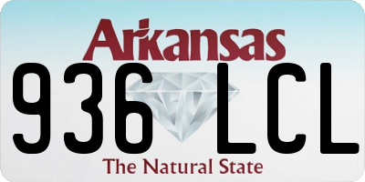 AR license plate 936LCL
